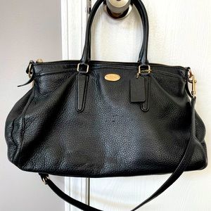 Large Black Coach Bag